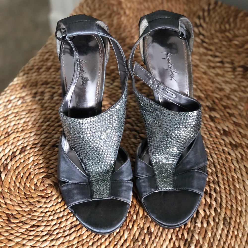Pewter colored heels